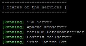 services status script