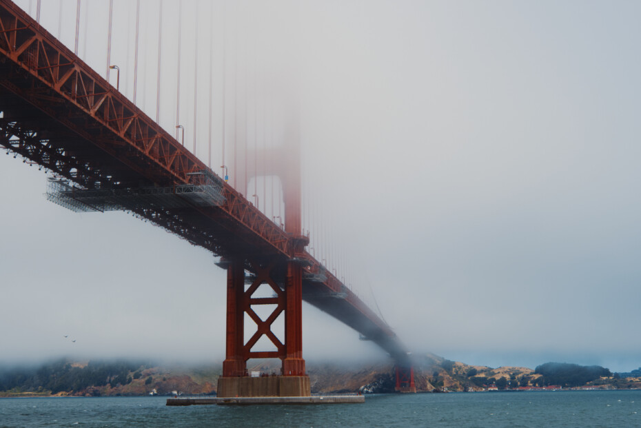 Golden Gate Bridge im Nebel